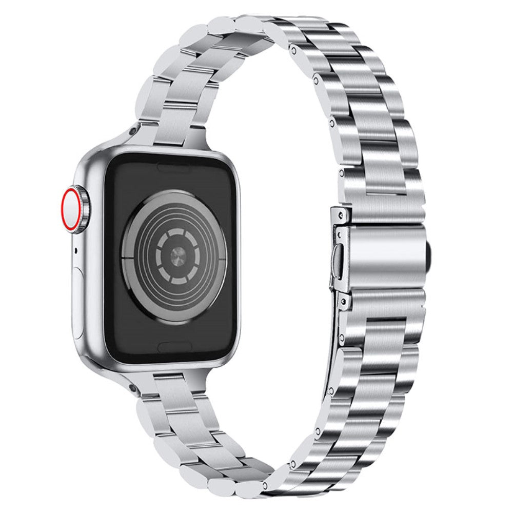 Rigtigt nydelig Apple Watch Series 7 41mm Metal Rem - Sølv#serie_078