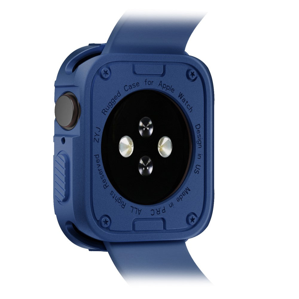 Apple Watch Series 7 41mm  Silikone Bumper  - Blå#serie_3