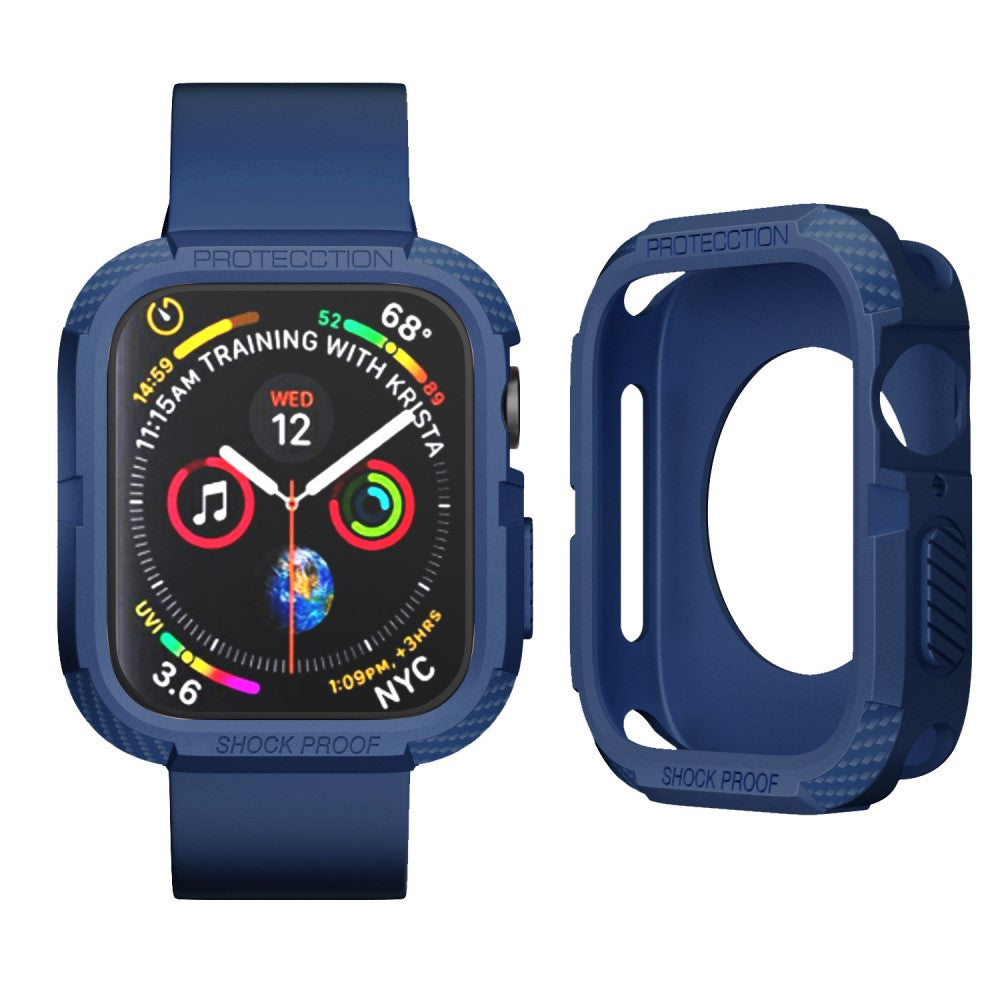 Apple Watch Series 7 41mm  Silikone Bumper  - Blå#serie_3