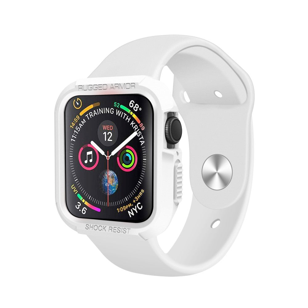 Apple Watch Series 7 41mm  Silikone Bumper  - Hvid#serie_2