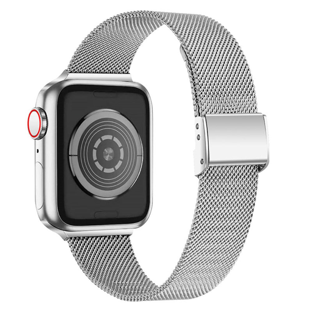 Pænt Apple Watch Series 7 41mm Metal Rem - Sølv#serie_102