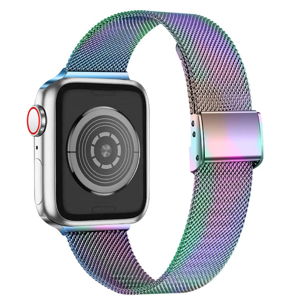 Rigtigt fed Apple Watch Series 7 41mm Metal Rem - Flerfarvet#serie_4