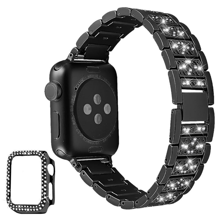 Apple Watch Series 7 41mm Metal Rem med Cover - Sort#serie_3