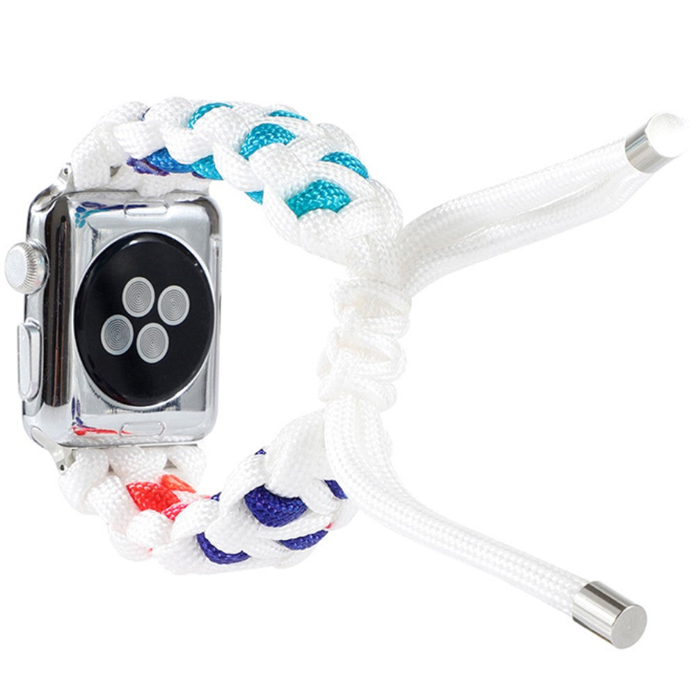 Mega kønt Apple Watch Series 7 41mm Nylon Rem - Flerfarvet#serie_1
