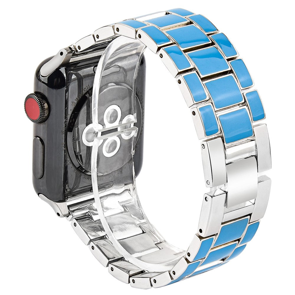 Mega fed Apple Watch Series 7 41mm Metal Rem - Flerfarvet#serie_8