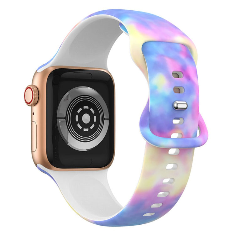 Vildt skøn Apple Watch Series 7 41mm Silikone Rem - Flerfarvet#serie_5