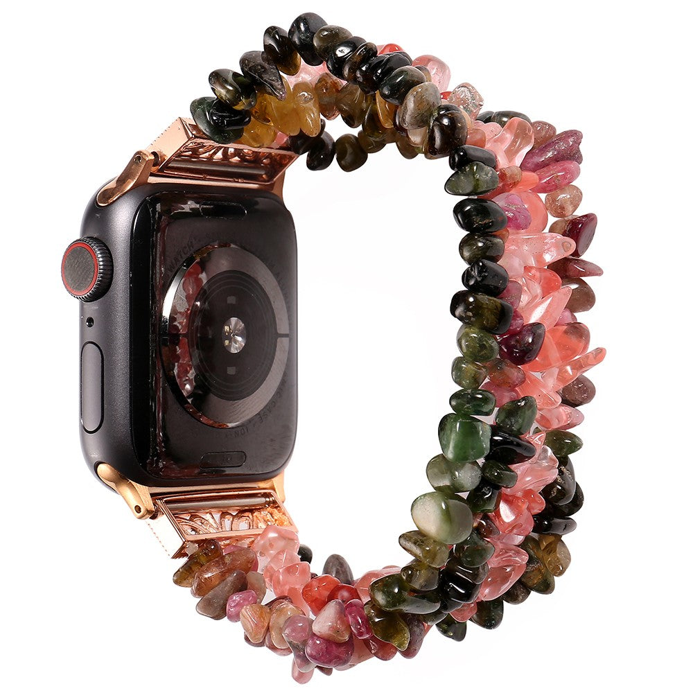 Meget flot Apple Watch Series 7 41mm Sten Rem - Flerfarvet#serie_2