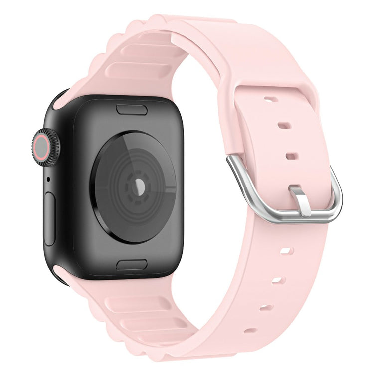 Meget smuk Apple Watch Series 7 41mm Silikone Rem - Pink#serie_4