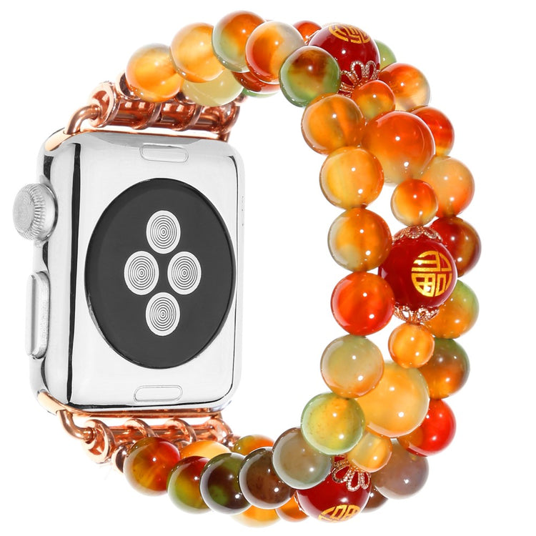 Vildt fint Apple Watch Series 7 41mm Rhinsten Rem - Flerfarvet#serie_2