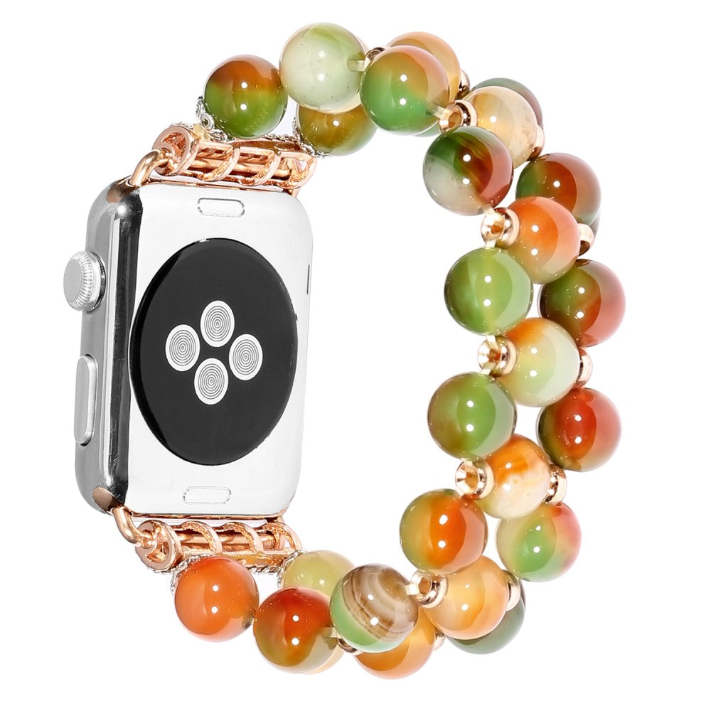 Vildt fint Apple Watch Series 7 41mm Rhinsten Rem - Flerfarvet#serie_3
