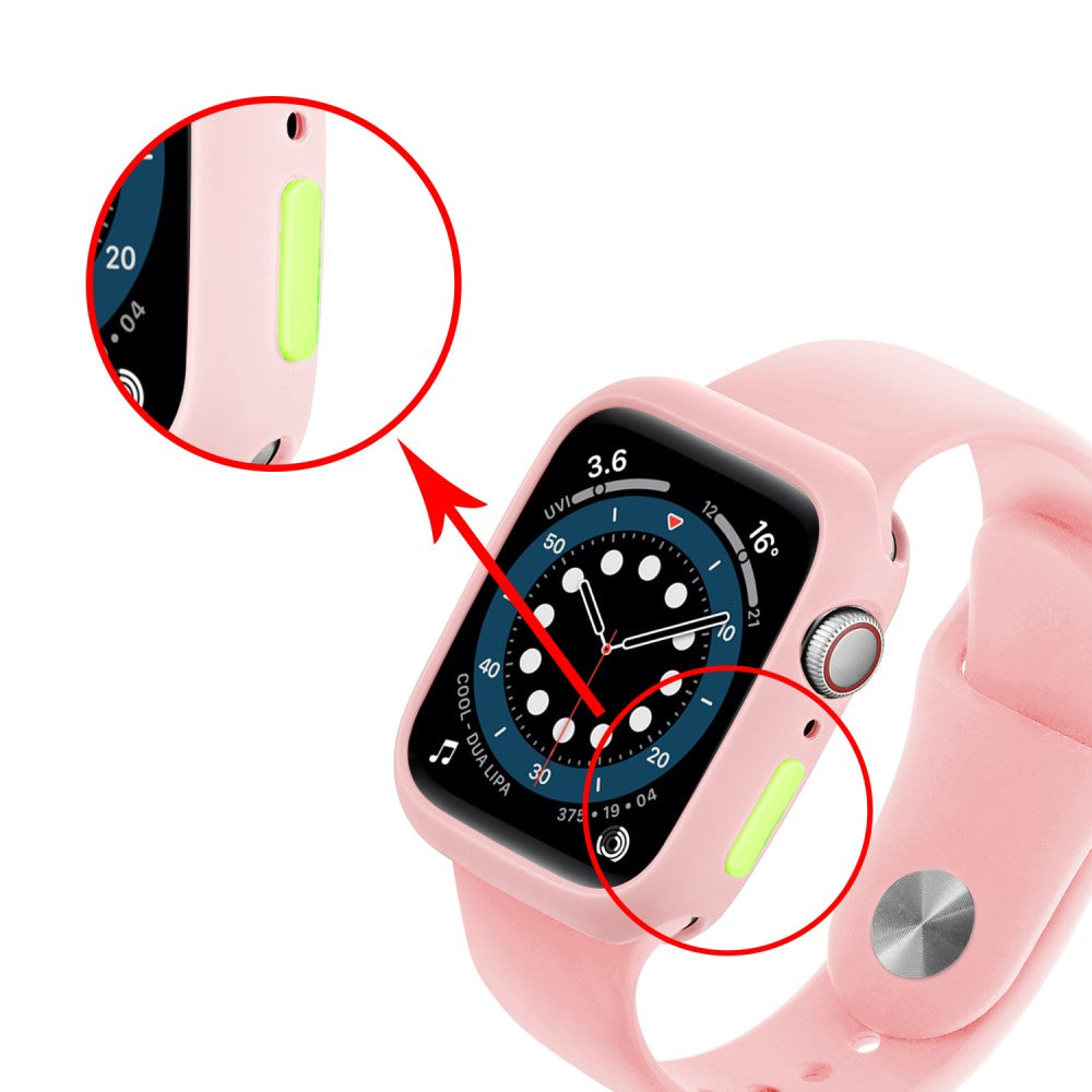 Apple Watch Series 7 41mm  Silikone Bumper  - Pink#serie_10