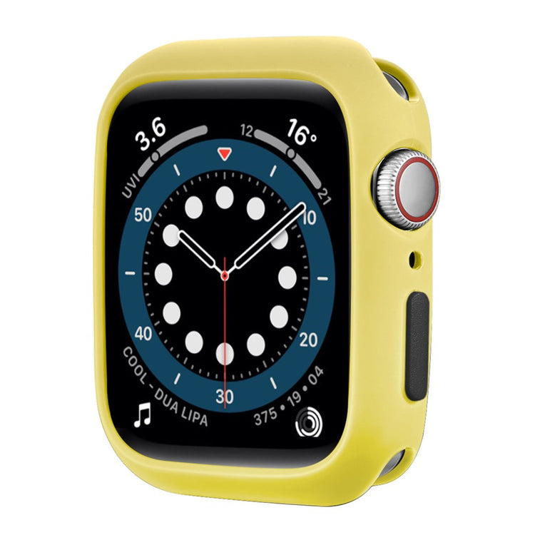 Apple Watch Series 7 41mm  Silikone Bumper  - Gul#serie_12