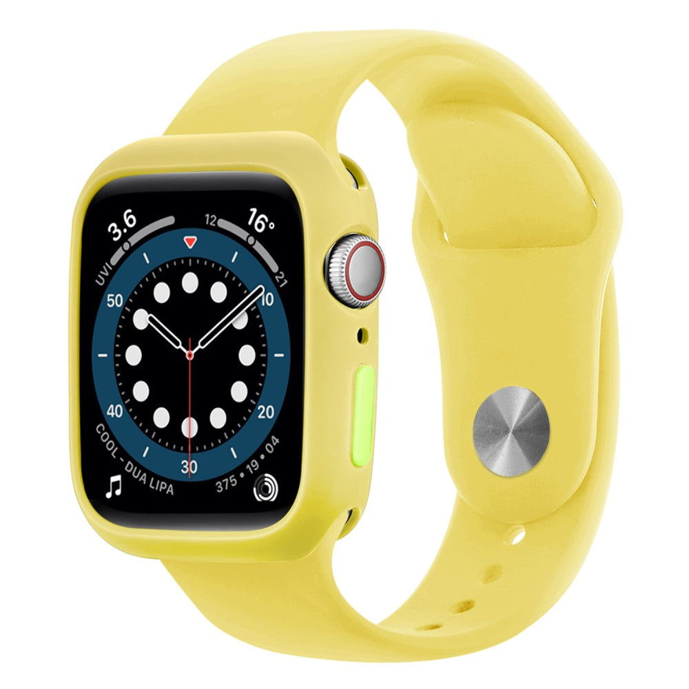 Apple Watch Series 7 41mm  Silikone Bumper  - Grøn#serie_14