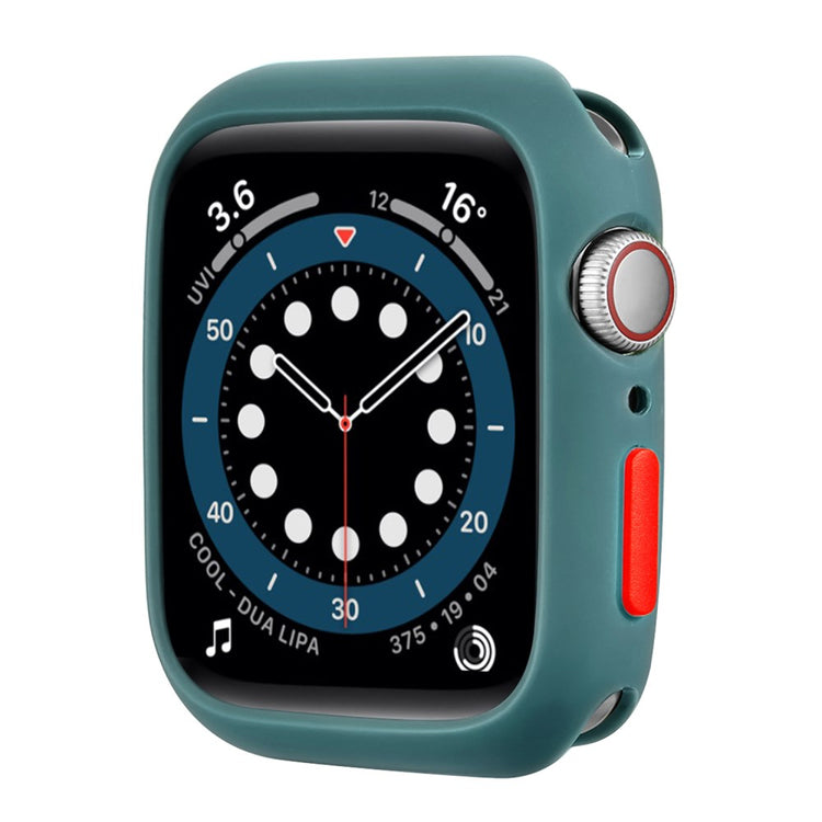 Apple Watch Series 7 41mm  Silikone Bumper  - Grøn#serie_15