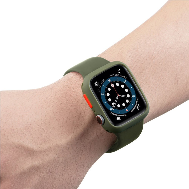 Apple Watch Series 7 41mm  Silikone Bumper  - Grøn#serie_16