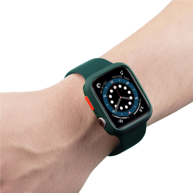Apple Watch Series 7 41mm  Silikone Bumper  - Grøn#serie_17