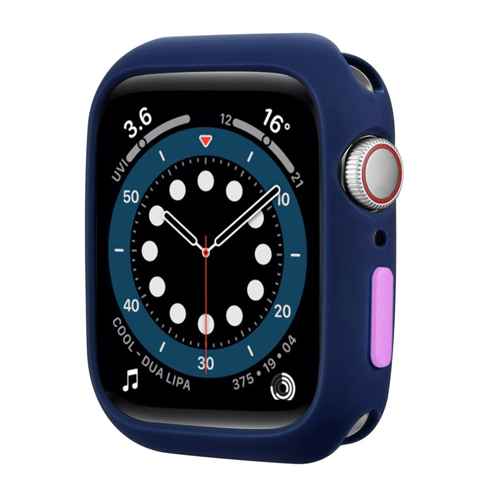 Apple Watch Series 7 41mm  Silikone Bumper  - Blå#serie_19