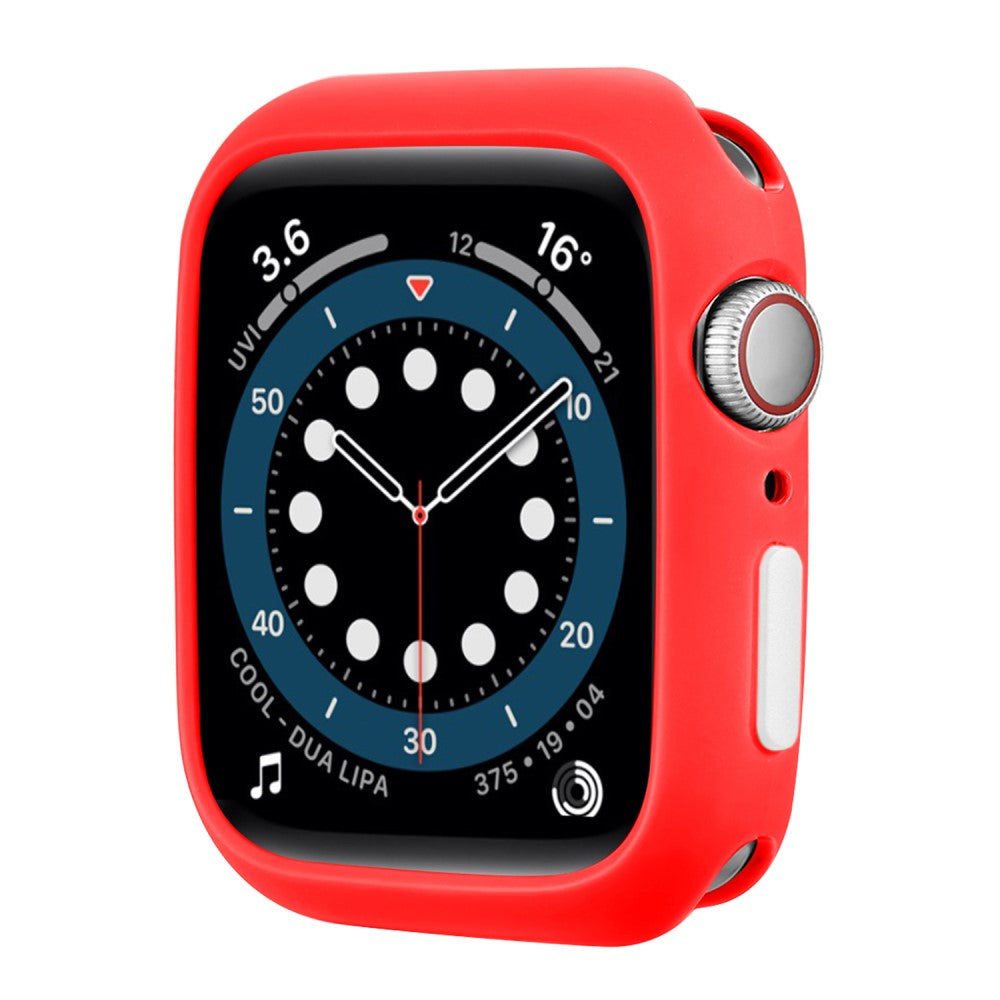 Apple Watch Series 7 41mm  Silikone Bumper  - Rød#serie_7