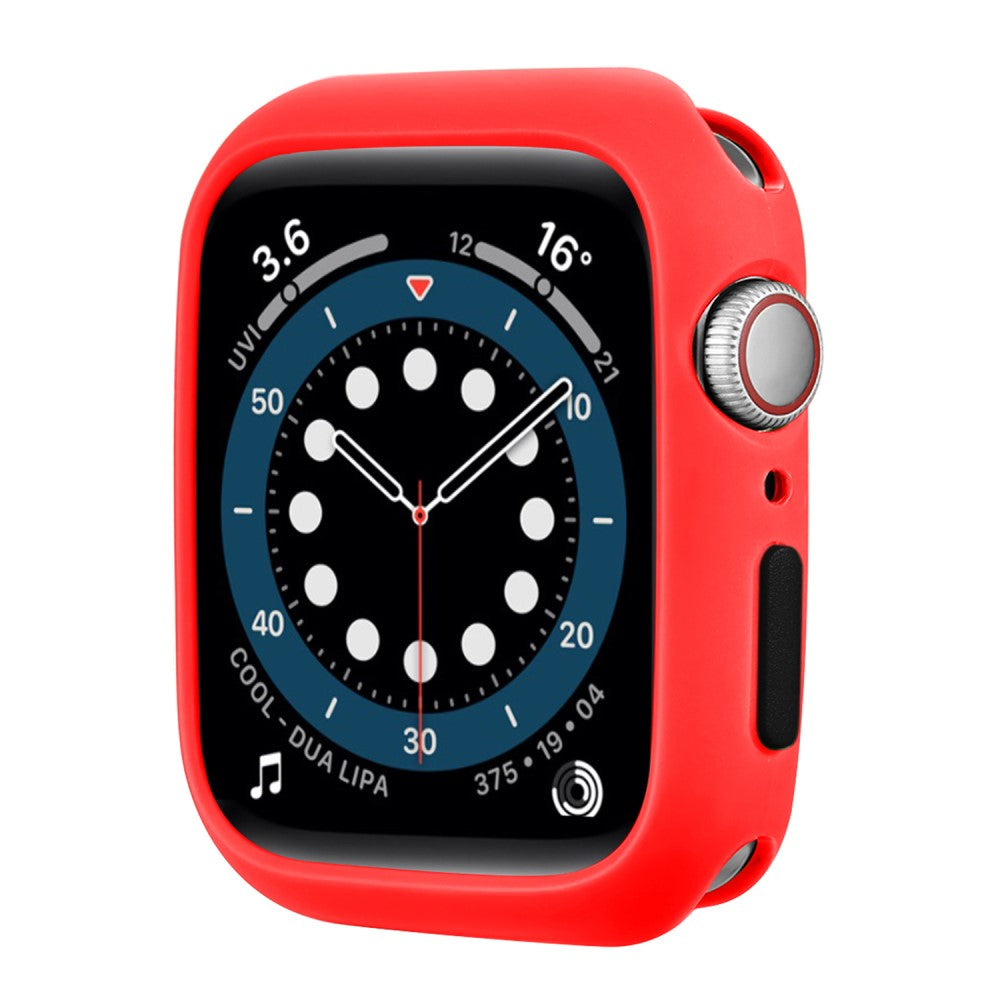 Apple Watch Series 7 41mm  Silikone Bumper  - Rød#serie_8