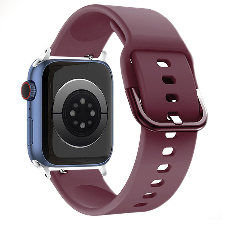 Rigtigt elegant Apple Watch Series 7 41mm Silikone Rem - Rød#serie_6