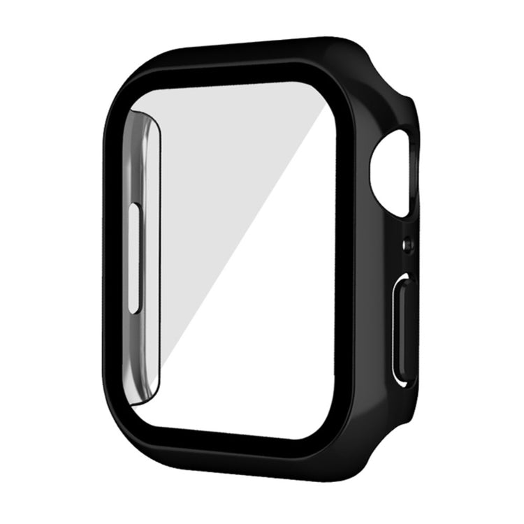 Mega Fed Apple Watch Series 7 41mm Cover med Skærmbeskytter i Plastik og Hærdet Glas - Sort#serie_1