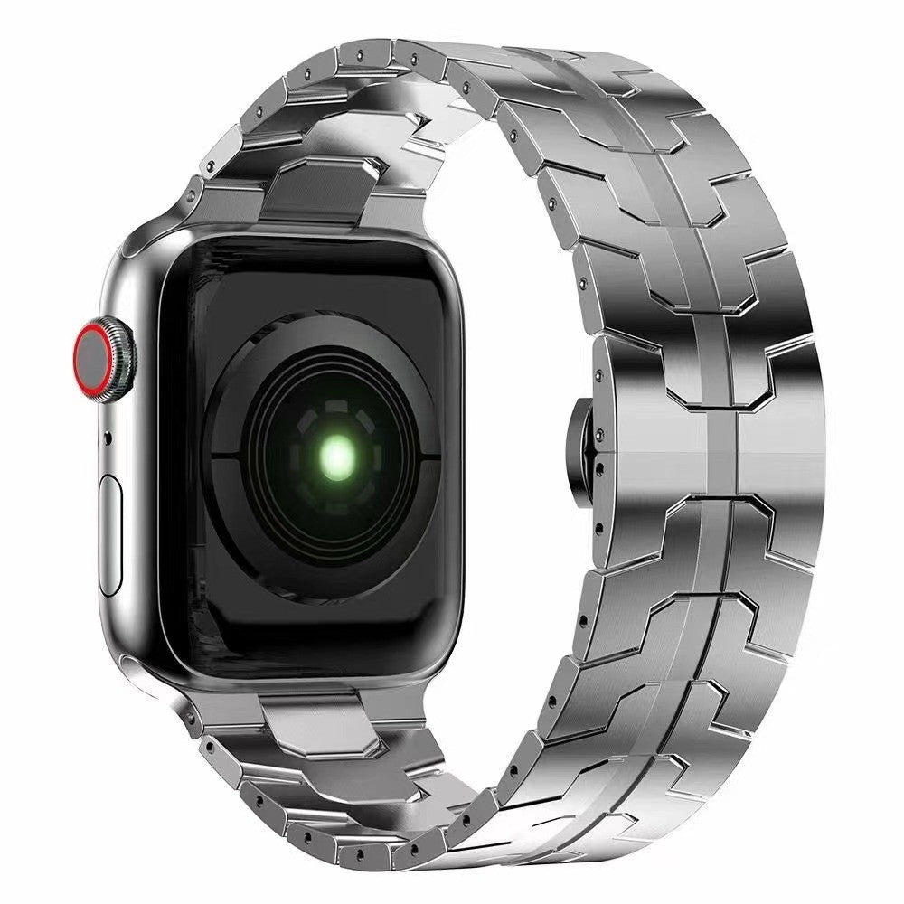 Rigtigt kønt Apple Watch Series 7 41mm Metal Rem - Sølv#serie_1