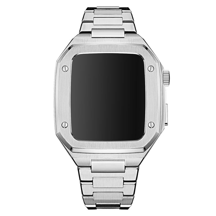 Meget flot Apple Watch Series 7 41mm Metal Rem - Sølv#serie_1