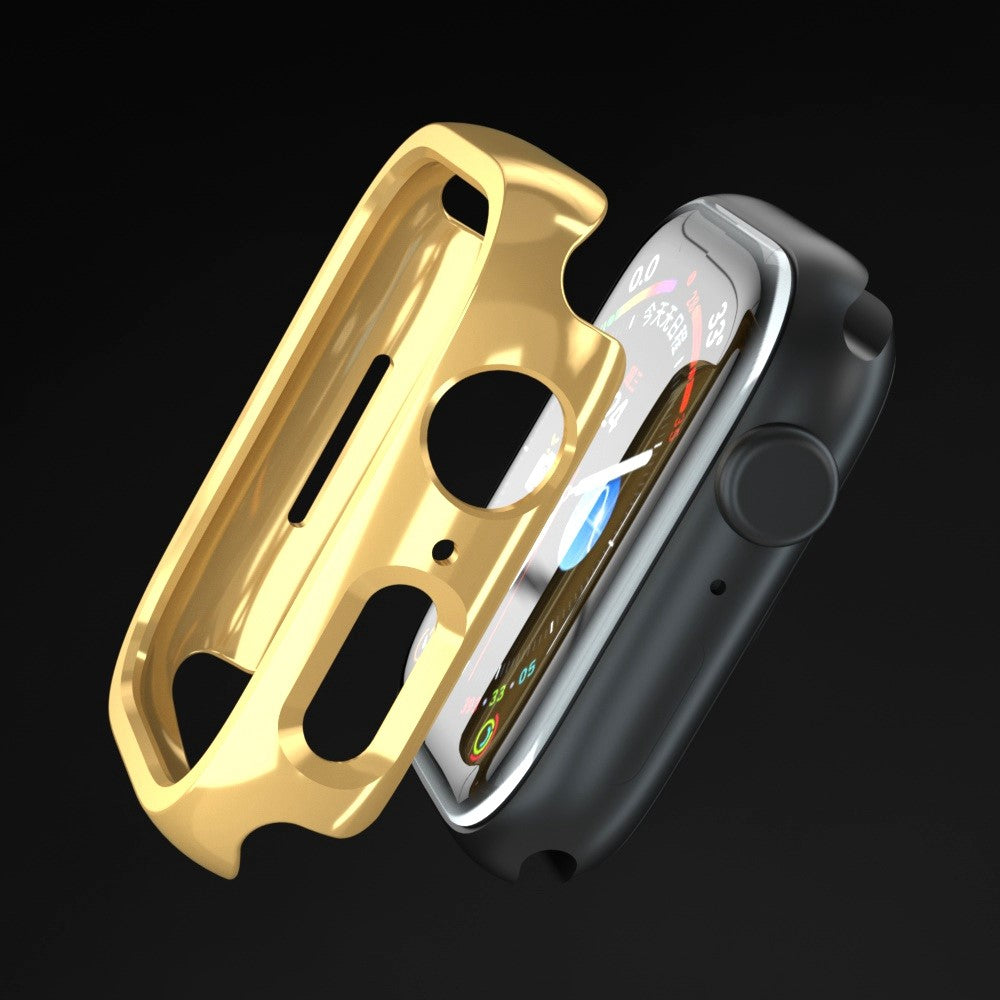 Apple Watch Series 7 41mm  Silikone Bumper  - Guld#serie_3