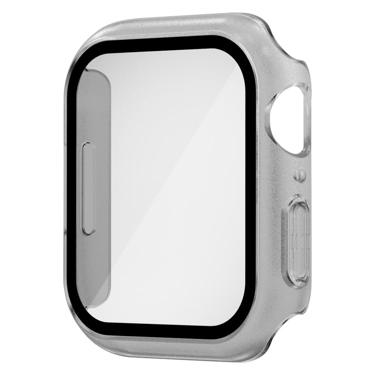 Vildt Godt Apple Watch Series 7 41mm Cover med Skærmbeskytter i Plastik og Hærdet Glas - Gennemsigtig#serie_4