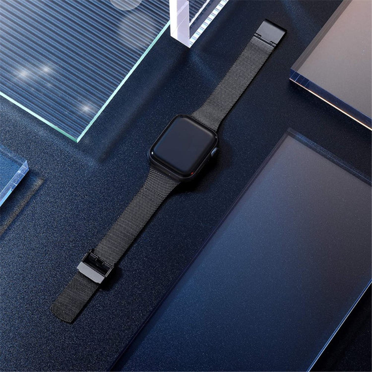 Rigtigt elegant Apple Watch Series 7 41mm Metal Rem - Sølv#serie_5