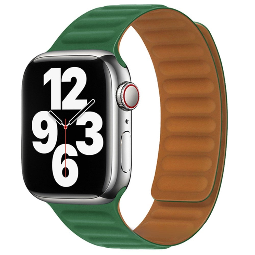 Stilren Apple Watch Series 7 41mm Silikone Rem - Grøn#serie_16