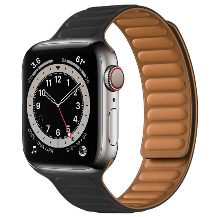 Stilren Apple Watch Series 7 41mm Silikone Rem - Sort#serie_7