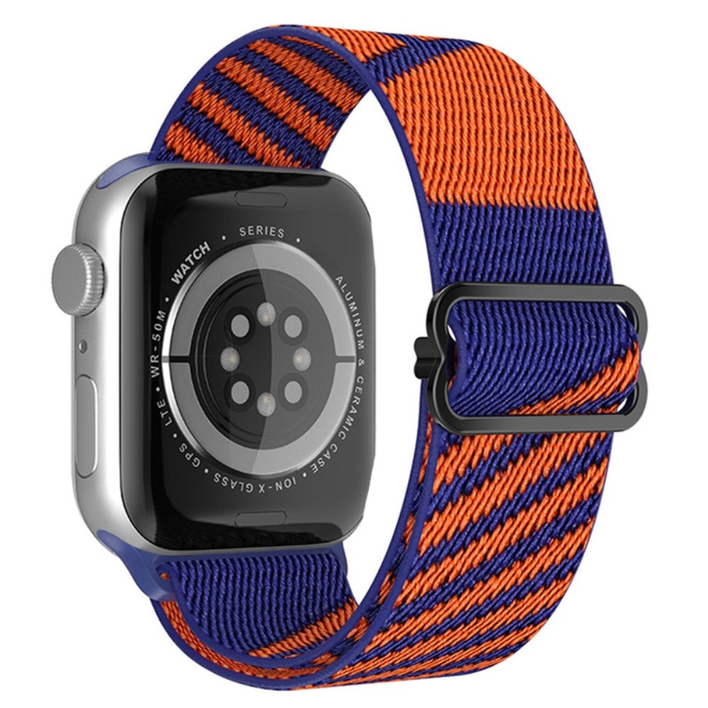 Vildt holdbart Apple Watch Series 7 41mm Nylon Rem - Flerfarvet#serie_4