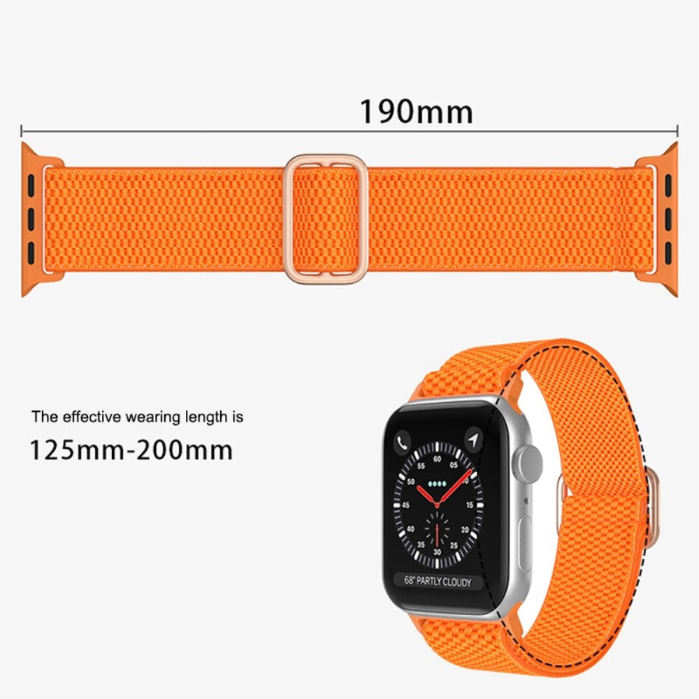 Mega fint Apple Watch Series 7 41mm Stof Urrem - Lilla#serie_10