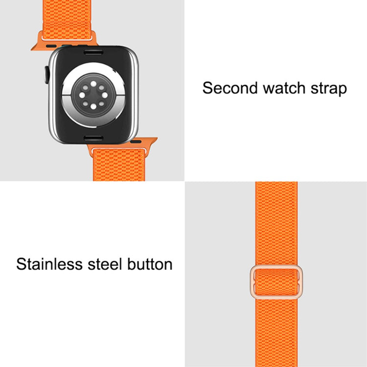 Mega fint Apple Watch Series 7 41mm Stof Urrem - Sølv#serie_3