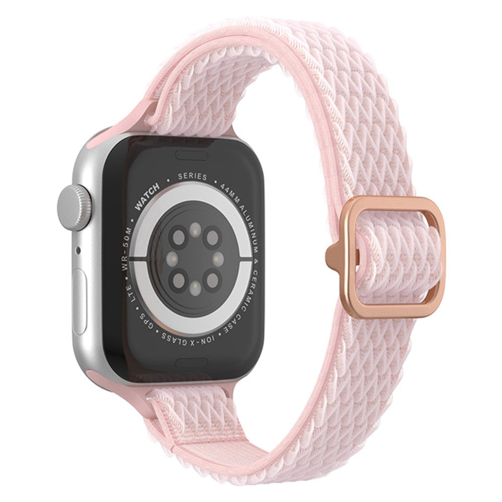 Vildt flot Apple Watch Series 7 41mm Nylon Rem - Pink#serie_4
