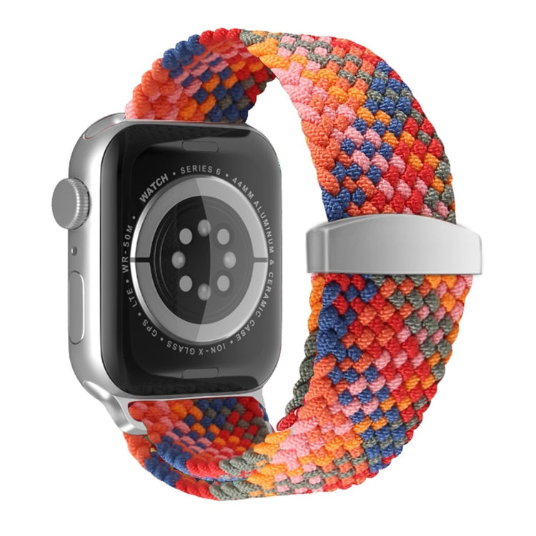 Super skøn Apple Watch Series 7 41mm Nylon Rem - Flerfarvet#serie_1