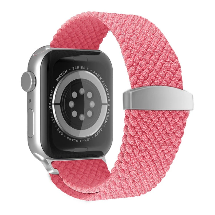 Super skøn Apple Watch Series 7 41mm Nylon Rem - Pink#serie_2