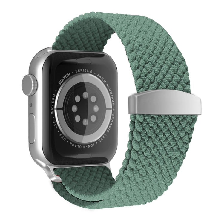 Super skøn Apple Watch Series 7 41mm Nylon Rem - Grøn#serie_3