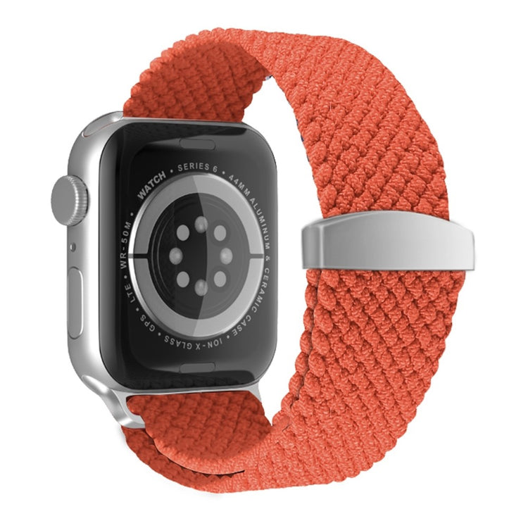 Super skøn Apple Watch Series 7 41mm Nylon Rem - Orange#serie_9