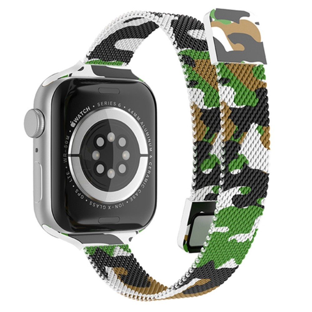 Meget komfortabel Apple Watch Series 7 41mm Metal Rem - Grøn#serie_4