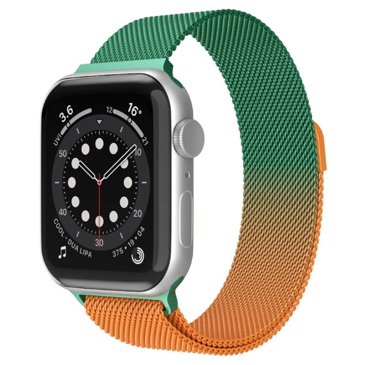 Godt Apple Watch Series 7 41mm Metal Urrem - Flerfarvet#serie_8