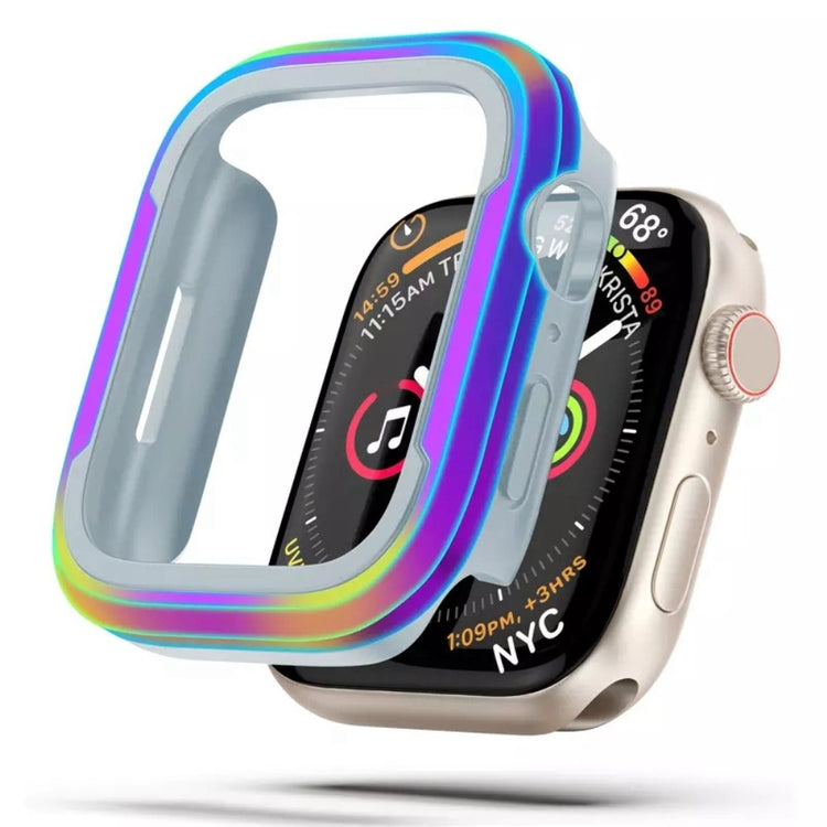 Apple Watch Series 7 41mm  Metal og Silikone Bumper  - Flerfarvet#serie_2