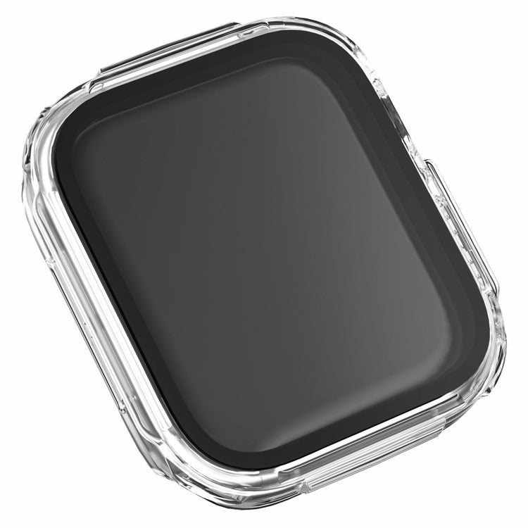 Vildt Flot Apple Watch Series 7 41mm Cover med Skærmbeskytter i Plastik og Hærdet Glas - Gennemsigtig#serie_6