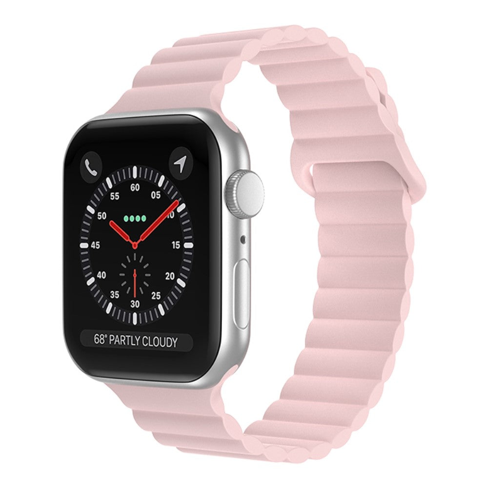 Super sejt Universal Apple Silikone Urrem - Pink#serie_7