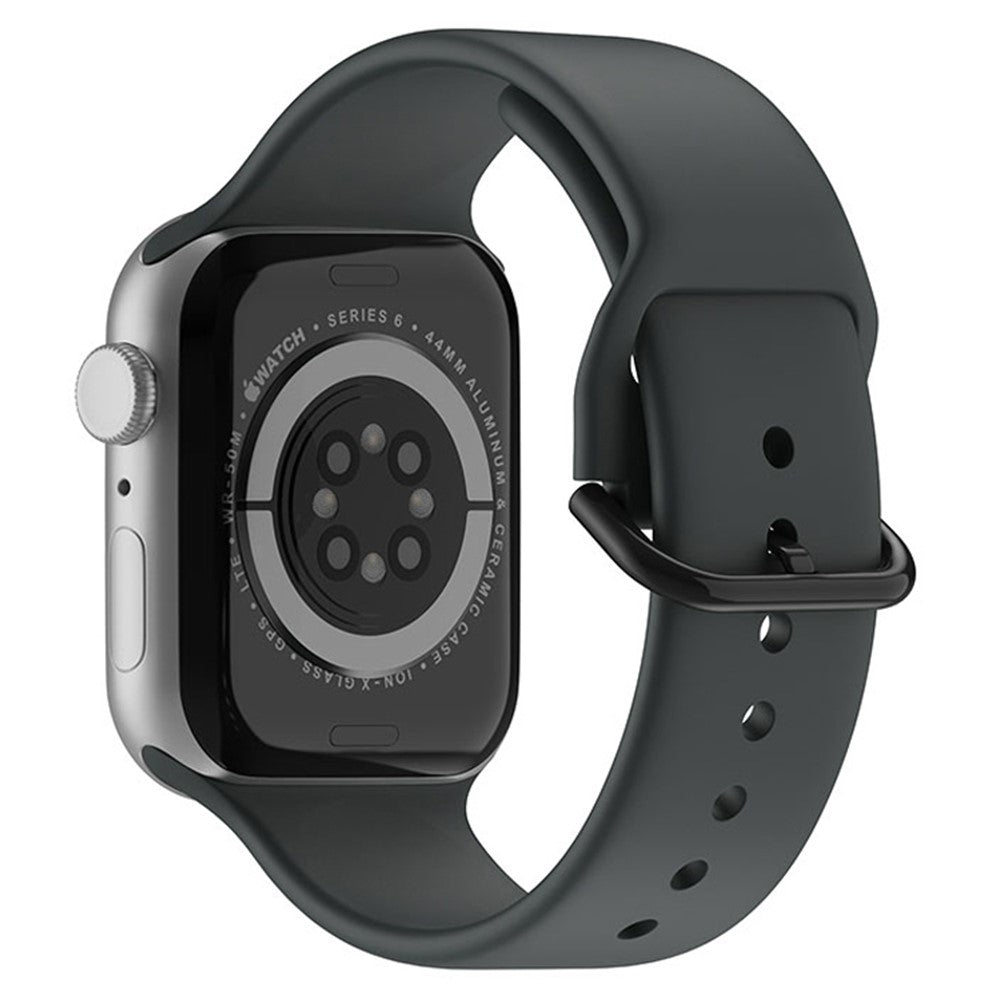 Helt vildt nydelig Universal Apple Silikone Rem - Sort#serie_1