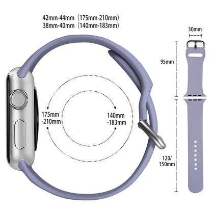 Rigtigt fed Universal Apple Silikone Urrem - Blå#serie_12