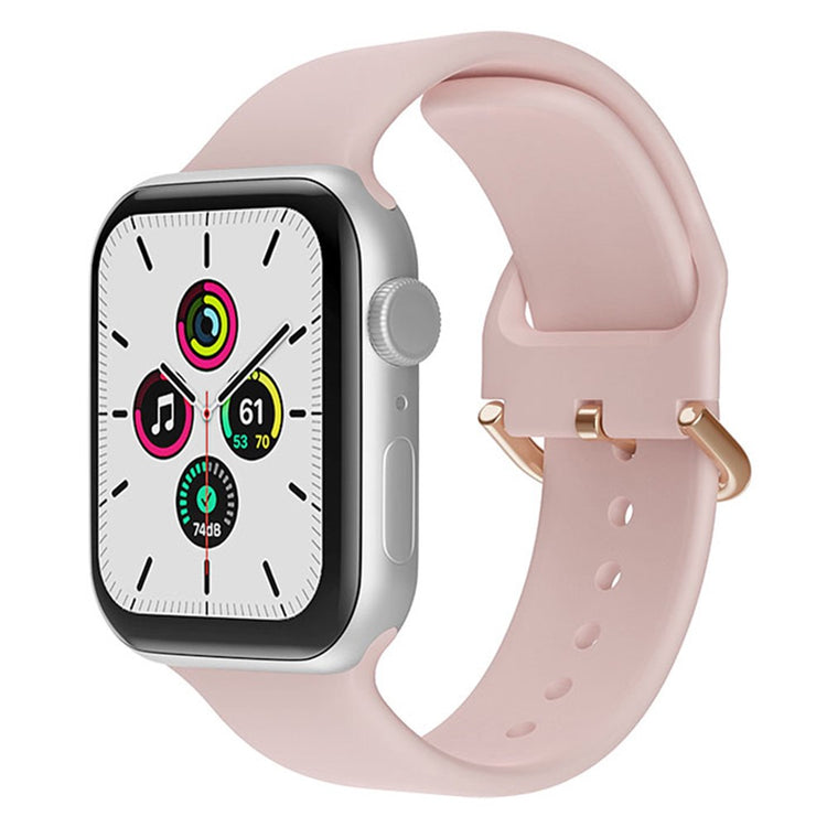 Rigtigt fed Universal Apple Silikone Urrem - Pink#serie_13