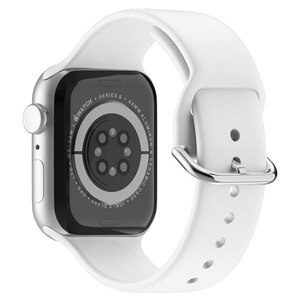 Helt vildt nydelig Universal Apple Silikone Rem - Hvid#serie_2