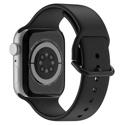 Helt vildt nydelig Universal Apple Silikone Rem - Sort#serie_6